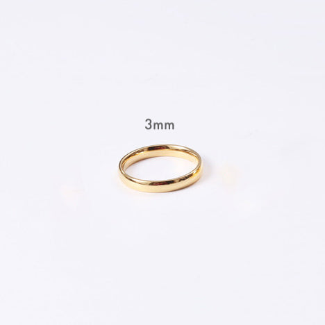 18K Gold Vermeil Brielle Minimalist Gold Ring