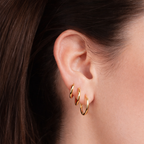Giana Gold Huggie Hoop Earrings