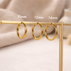 Giana Gold Huggie Hoop Earrings