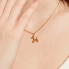 Camilie Balloon Puppy Dog Charm Necklace