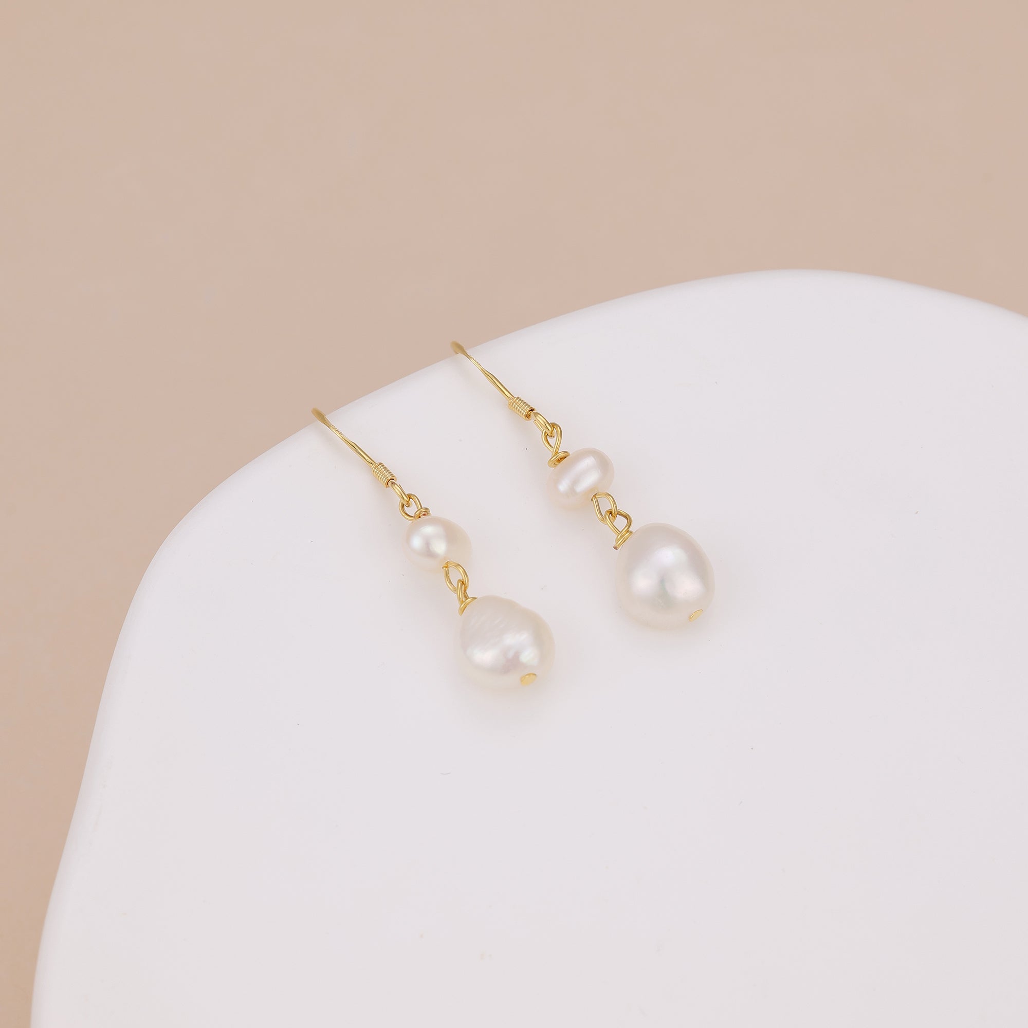 Freshwater Pearl Drop Earrings E180