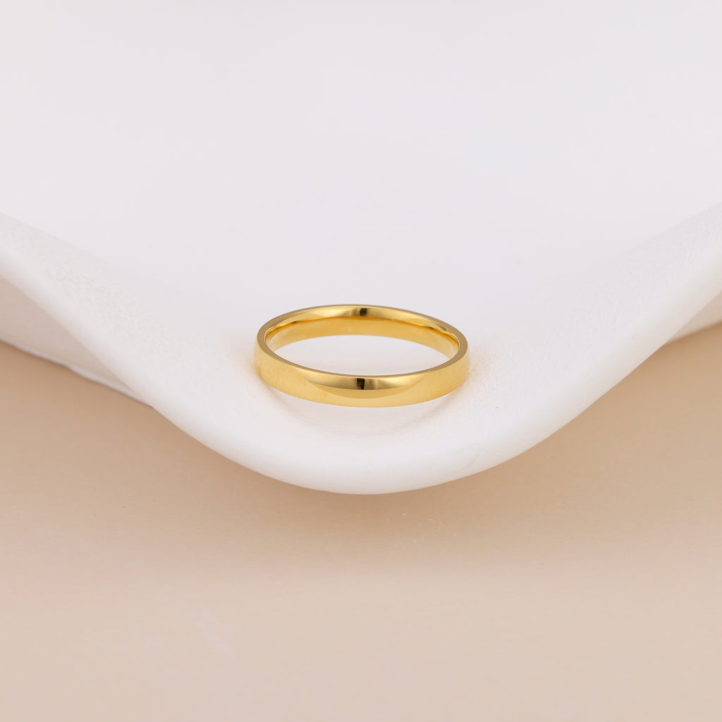 18K Gold Vermeil Brielle Minimalist Gold Ring