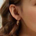 Molly Love Knot Hoop Earrings