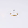 18K Gold Vermeil Brielle Minimalist Gold Ring